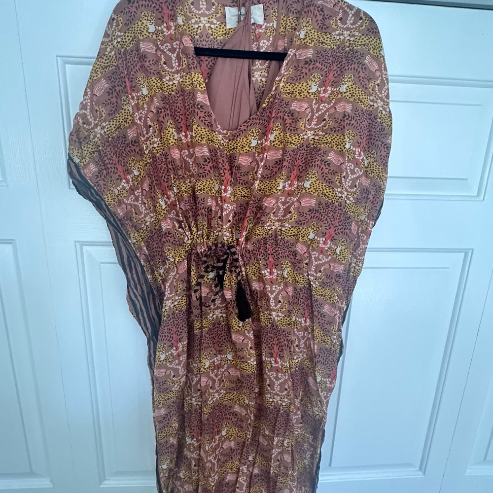 Bohemian Print Maxi Dress/beach coverup